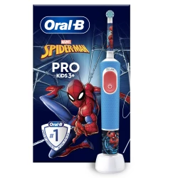 Детская электрическая зубная щётка ORAL-B Pro Kids Spiderman (3 лет+) купить в Кишиневе. Фото 1