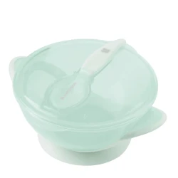 Bol cu ventuză și lingură Kikkaboo Feedy Mint, 400 ml cumpăra în Chișinau. Foto 1