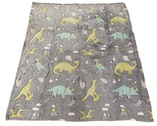 Одеяло Toi-Toys Glow Fun Dino, 130x150 см купить в Кишиневе. Фото 1