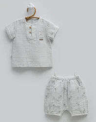 Set din 2 piese Caramell Free Boy Grey (6-9L) cumpăra în Chișinau. Foto 1