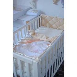 Lenjerie de patut Veres Bunny Beige (6 piese), 120x60 cm cumpăra în Chișinau. Foto 2