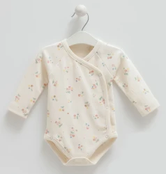 Body cu mâneca lungă Caramell Cherry Baby Ivory & Ecru, 2 buc. (0L) cumpăra în Chișinau. Foto 2