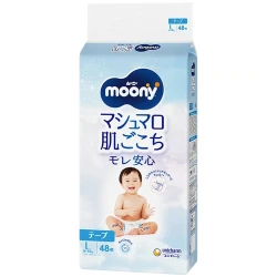 Scutece Moony Marshmallow L (9-14 kg), 48 buc. cumpăra în Chișinau. Foto 1