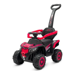 Mașinuță electrică ATV Baby Mix Ruggy cu mâner pentru părinți, roșu cumpăra în Chișinau. Foto 1