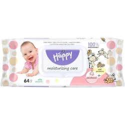 Салфетки влажные для интимной гигиены Bella Baby Happy Oat Proteins & Panthenol, 64 шт. купить в Кишиневе. Фото 1