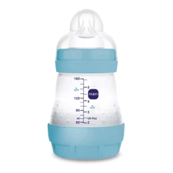 Бутылочка антиколиковая из пластика MAM Perfect Start Planet Love Boy, 160 мл купить в Кишиневе. Фото 2