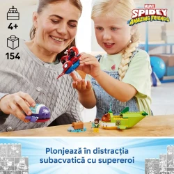 Set construcție Lego Marvel Spidey: Underwater Vehicles, 154 elemente cumpăra în Chișinau. Foto 4