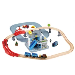 Набор для железной дороги Hape Emergency Services HQ купить в Кишиневе. Фото 1