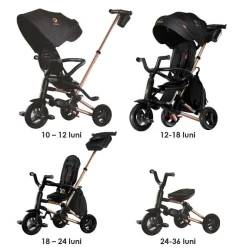 Tricicletă QPlay Nova Plus Rubber Gold cumpăra în Chișinau. Foto 5