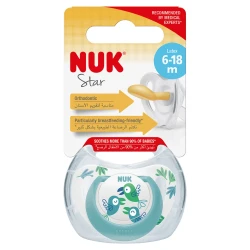Suzetă ortodontică din latex NUK Star 6-18 luni cumpăra în Chișinau. Foto 7