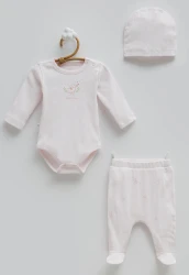 Set din 3 piese Caramell Love Time Pink (6-9L) cumpăra în Chișinau. Foto 1