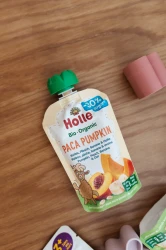 Piure Holle Paca Pumpkin din dovleac-piersic-banana-ovaz (6 luni+), 100 g cumpăra în Chișinau. Foto 2