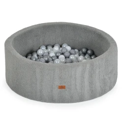 Коврик для детей с шариками Moni Boucle 200 balls Grey, 90x90x30 см купить в Кишиневе. Фото 1