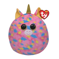 Плюшевая игрушка TY Розовый единорог Fantasia Squishy Boos, 22 см купить в Кишиневе. Фото 1
