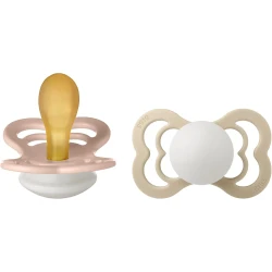 Suzetă simetrică din latex Bibs Supreme Glow Blush & Vanilla (6-18 luni), 2 buc. cumpăra în Chișinau. Foto 2