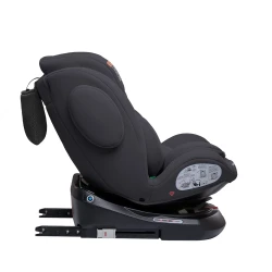 Автокресло 40-150 см (i-Size) Isofix Kikkaboo i-Felix Dark Grey, поворотное 360 купить в Кишиневе. Фото 6