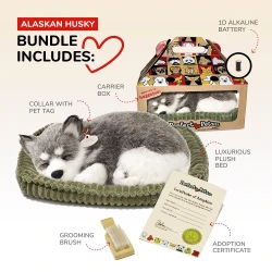 Jucărie de pluș Perfect Petzzz Alaskan Husky Grey&White, 26 cm cumpăra în Chișinau. Foto 2