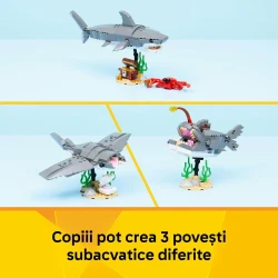 Set construcție Lego Creator Fierce Shark with a Treasure Chest, 379 elemente cumpăra în Chișinau. Foto 5