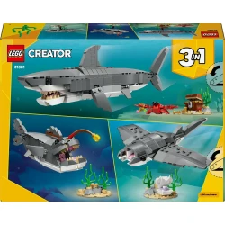 Set construcție Lego Creator Fierce Shark with a Treasure Chest, 379 elemente cumpăra în Chișinau. Foto 2