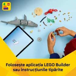 Set construcție Lego Creator Fierce Shark with a Treasure Chest, 379 elemente cumpăra în Chișinau. Foto 8