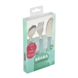 Набор столовых приборов Beaba  Airy Green 3 шт купить в Кишиневе. Фото 5