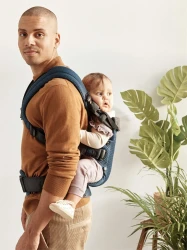 Marsupiu BabyBjorn Harmony Navy Blue 3D Mesh cumpăra în Chișinau. Foto 6