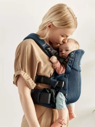 Marsupiu BabyBjorn Harmony Navy Blue 3D Mesh cumpăra în Chișinau. Foto 4