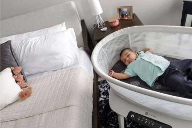 Pătuc Co-sleeper 4Moms MamaRoo Sleep White cumpăra în Chișinau. Foto 8