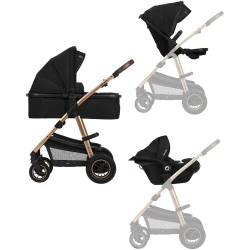 Carucior 3 in 1 Lionelo Amber Black Onyx cumpăra în Chișinau. Foto 15