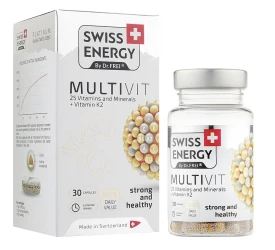 Vitamine Swiss Energy Multivit, 30 buc cumpăra în Chișinau. Foto 1