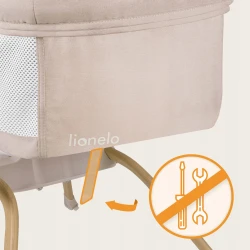 Кроватка Co-sleeper 3 в 1 Lionelo Malin Evo Beige Natural купить в Кишиневе. Фото 8