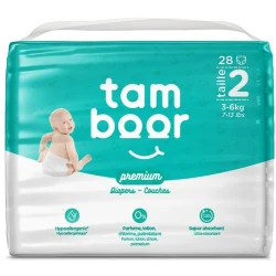 Scutece Tamboor Premium Mini mărimea 2 (3-6 kg), 28 buc. cumpăra în Chișinau. Foto 1