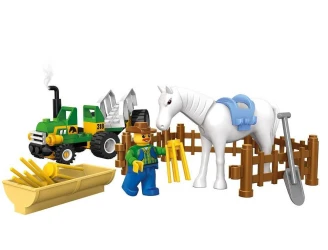 Set construcție Blocki MyFarm Small Tractor Tractor, 43 elemente cumpăra în Chișinau. Foto 3