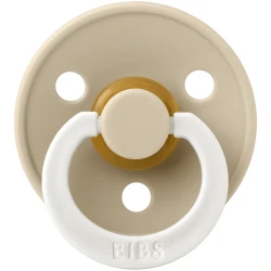 Пустышка круглая латексная Bibs Colour Glow Vanilla Премиальная упаковка, 18-36 мес. купить в Кишиневе. Фото 3