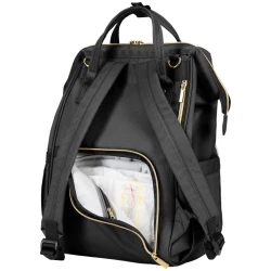 Geanta pentru carucior KikkaBoo Siena Black and Gold cumpăra în Chișinau. Foto 6