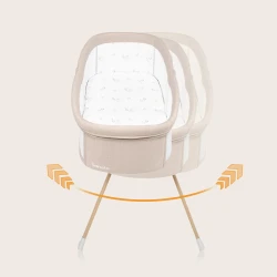 Кроватка Co-sleeper 3 в 1 Lionelo Malin Evo Beige Natural купить в Кишиневе. Фото 6