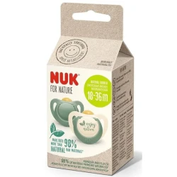 Suzetă ortodontică din latex NUK For Nature 18-36 luni 2 buc cumpăra în Chișinau. Foto 5