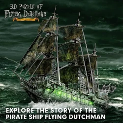 Puzzle 3D Cubic Fun Flying Dutchman, 360 elemente cumpăra în Chișinau. Foto 3