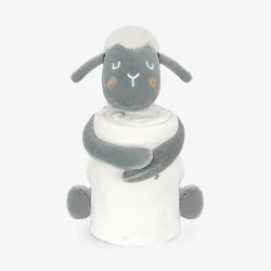 Păturică cu jucărie Kikkaboo Sleepy Sheep White, 70x100 cm cumpăra în Chișinau. Foto 2