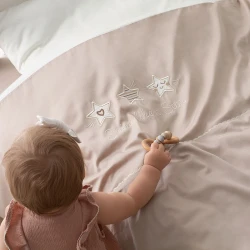 Lenjerie de pat Perina Little Star Bej (3 piese), 160x80 cm cumpăra în Chișinau. Foto 2