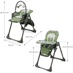 Scaun pentru hranire 2 in 1 KinderKraft Tummie Green cumpăra în Chișinau. Foto 2