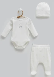 Комплект из 3 штук Caramell First Car Ivory (3-6М) купить в Кишиневе. Фото 1