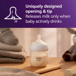 Набор бутылочек для кормления из полипропилена Philips Avent Natural Response, 125 мл, 2 шт. купить в Кишиневе. Фото 6