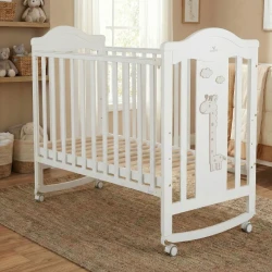 Детская кроватка Moni Juno White купить в Кишиневе. Фото 9