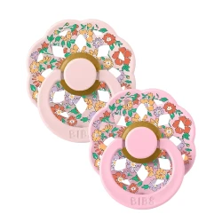 Круглые латексные соски Bibs Liberty Boheme Chloe Meadow Blossom (6-18 мес.), 2 шт. купить в Кишиневе. Фото 1
