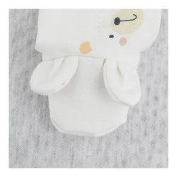 Комбинезон для малыша Minikin Happy Baby, молочный с мордочками зверят, р.62 купить в Кишиневе. Фото 4