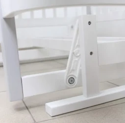 Set Pătuț Kuzya Miya White Grey + Comoda-măsuță de înfășat HappyBaby Pro 800 MDF White cumpăra în Chișinau. Foto 11
