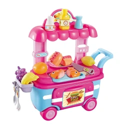 Набор для ролевой игры повар Essa Toys Весёлая кухня на колёсах купить в Кишиневе. Фото 3