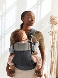 Marsupiu BabyBjorn Harmony Anthracite 3D Mesh cumpăra în Chișinau. Foto 5
