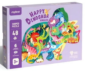 Puzzle Mideer Happy Dinosaur Valley, 48 elemente cumpăra în Chișinau. Foto 1